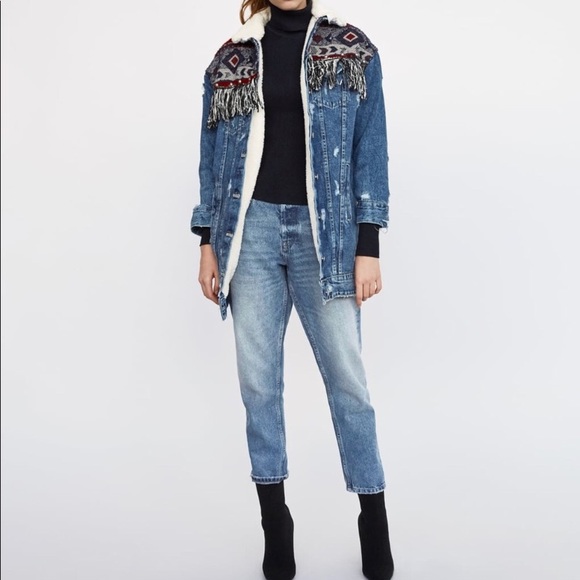 zara aztec jacket